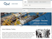 Tablet Screenshot of gatewaytrading.ro